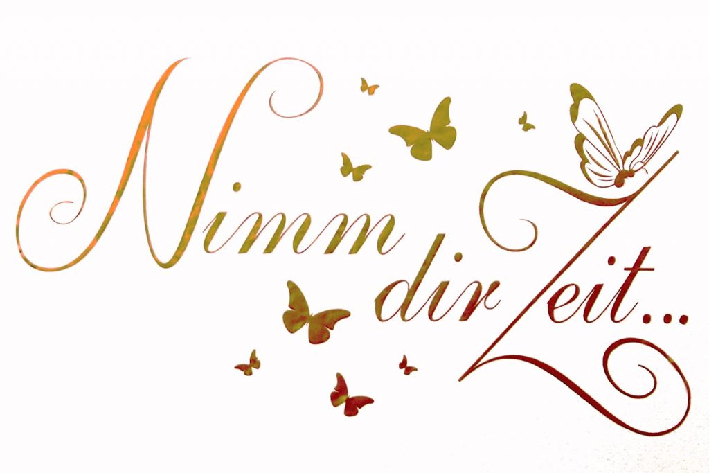 Nimm Dir mehr Zeit für Dich